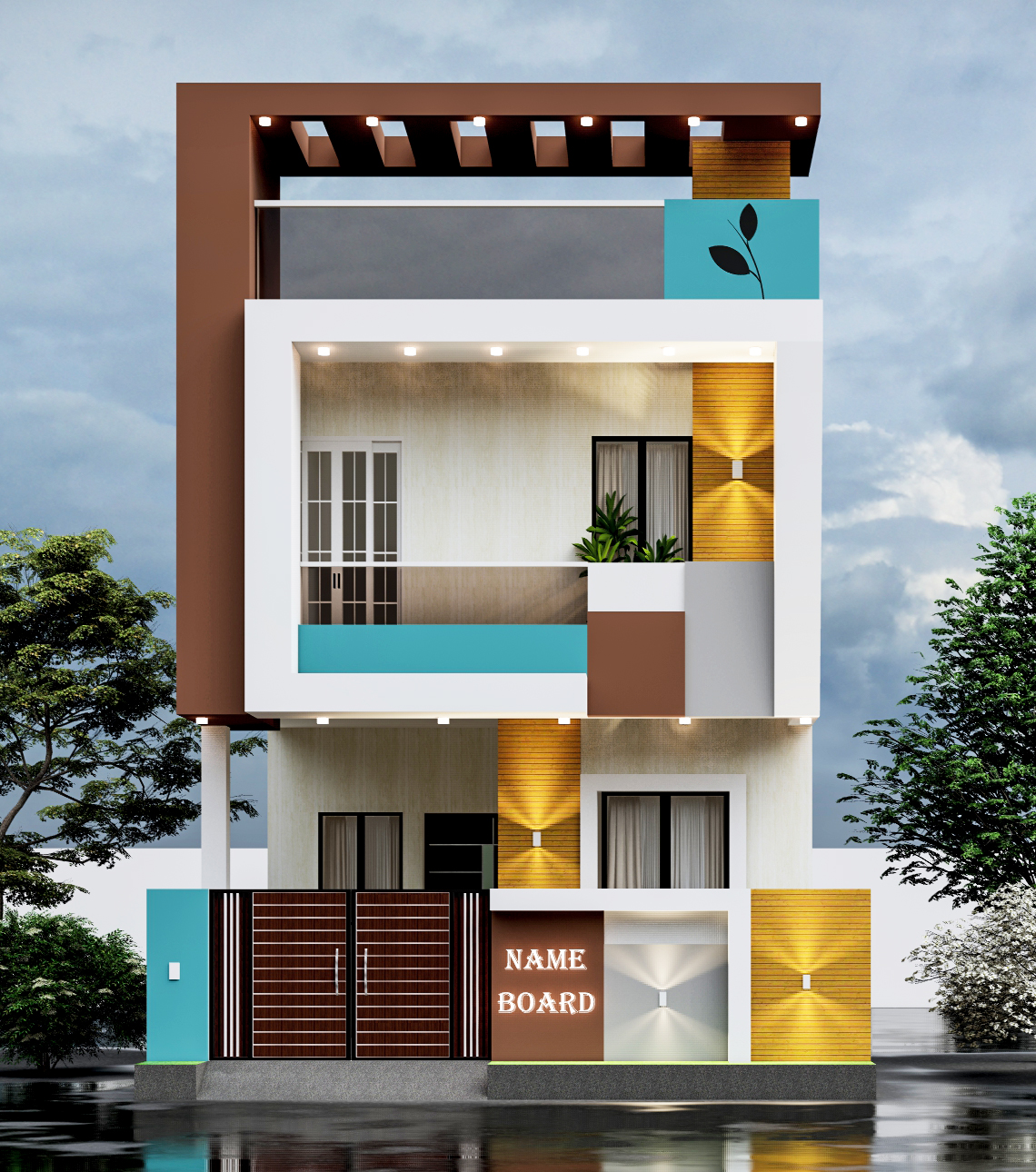 Modern Villa Elevation Design