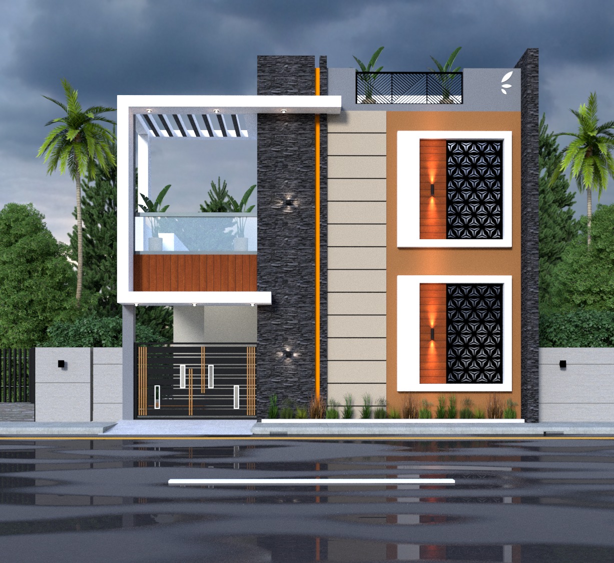 Residential Building Elevation Design