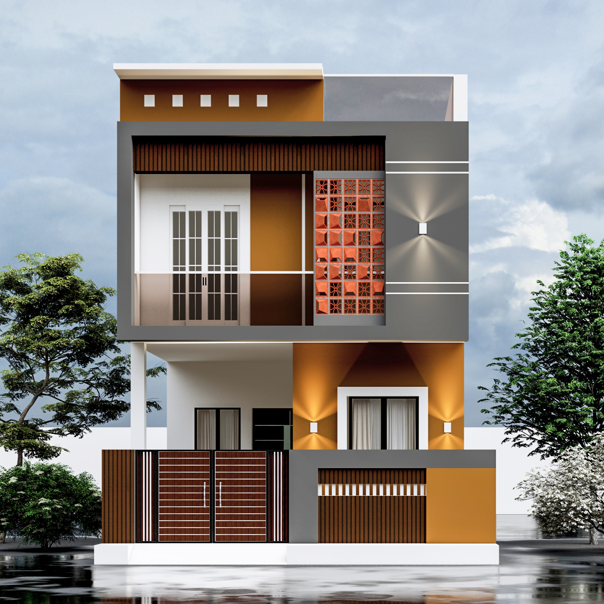 Residential House Elevation Design