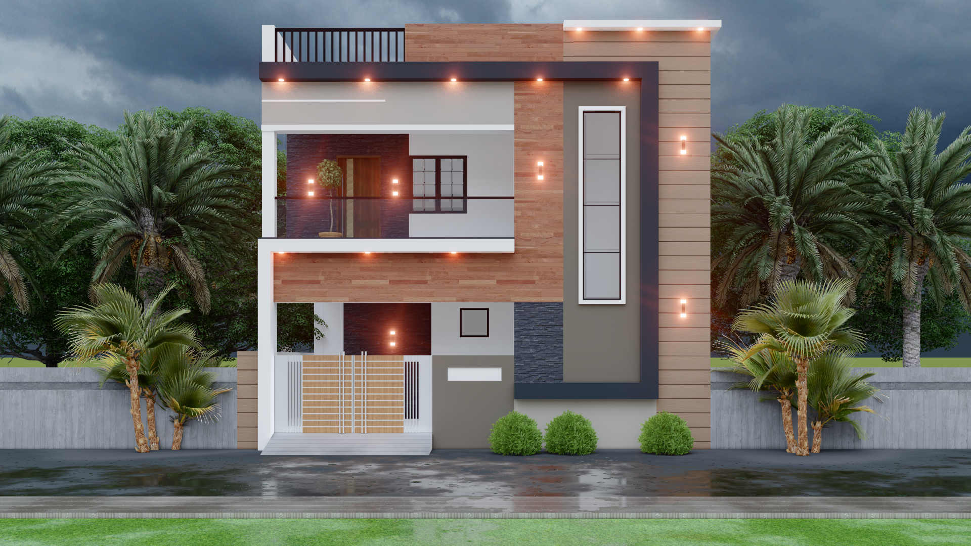 Modern Villa Elevation Design